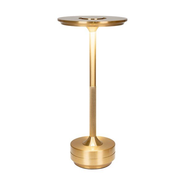 Zelta krāsas LED galda lampa (augstums 28,5 cm) Shipham – House Nordic-image-4