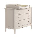 Bēša bērnu kumode ar pārtinamo galdiņu 89x90x55 cm Swingo – Vipack