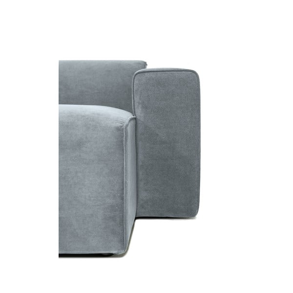 Pelēks velveta modulārais dīvāns (ar labo stūri) Sting – Scandic-image-3