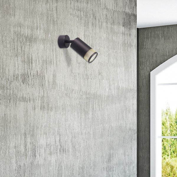 Melna sienas lampa Flin – Candellux Lighting-image-1