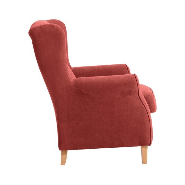 Ķieģeļu sarkans atzveltnes krēsls Max Winzer Lorris-image-2