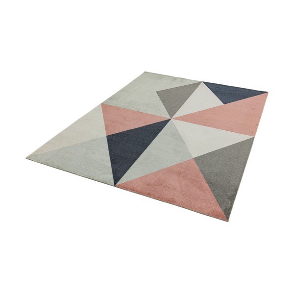 Rozā un pelēks paklājs Asiatic Carpets Riley Carisso, 200 x 290 cm-image-2