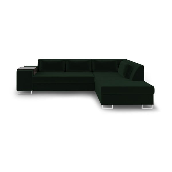 Zaļa dīvāns gulta Cosmopolitan Design San Antonio, labais stūris