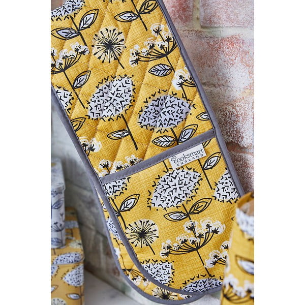 Kokvilnas dubultie virtuves cimdi Cooksmart ® Retro-image-1