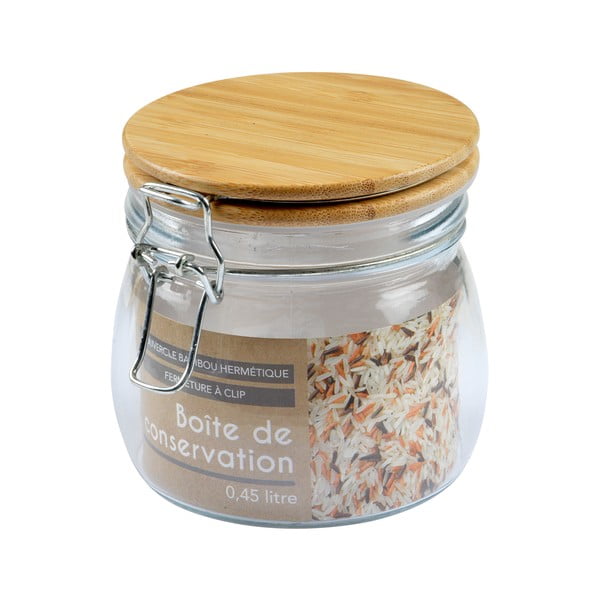 Stikla pārtikas uzglabāšanas konteiners beramiem produktiem – Homéa-image-3