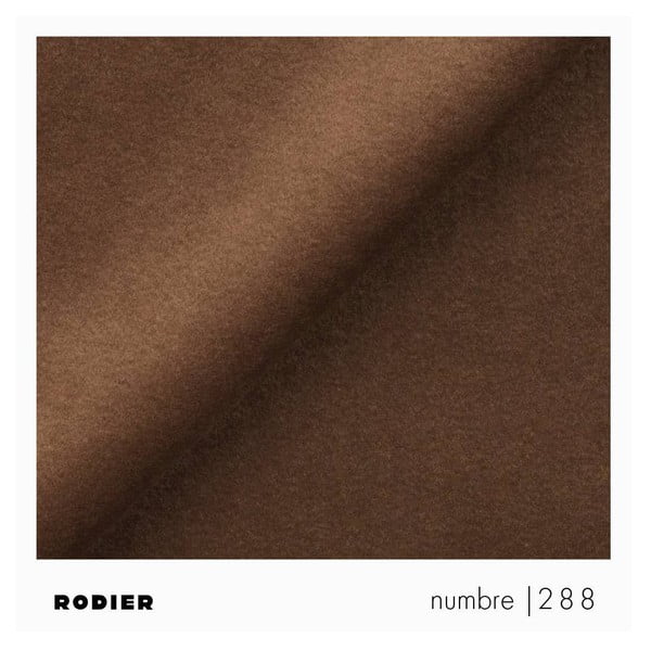 Brūns samta salokāms stūra dīvāns ar uzglabāšanas vietu (ar kreiso stūri/ar zvilni) Rene – Rodier-image-4