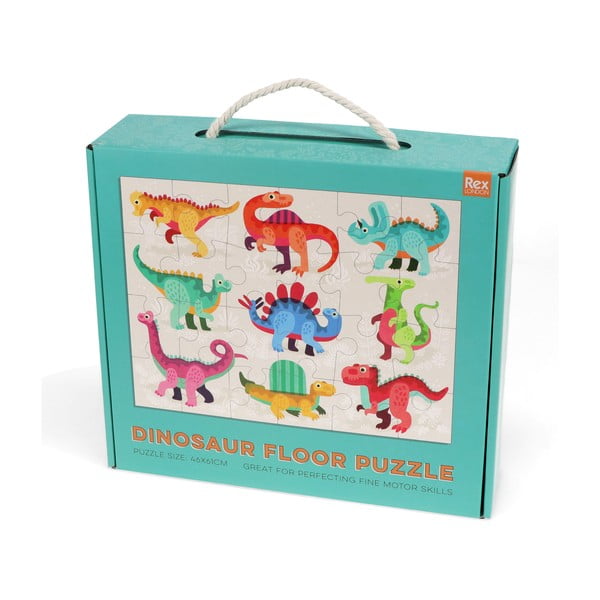Puzle (gabalu skaits 24) Dinosaurs – Rex London-image-2