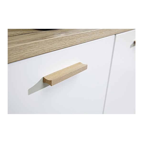 Balta trīsdurvju kumode Germania Oslo-image-3