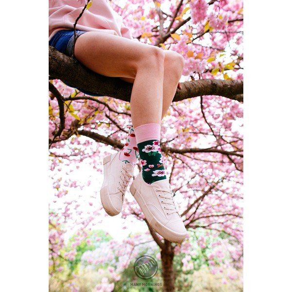 Zeķes Many Mornings Cherry Blossom, 35-38 izmērs-image-3