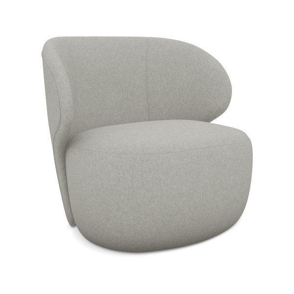 Gaiši pelēks atpūtas krēsls Kama – Makamii