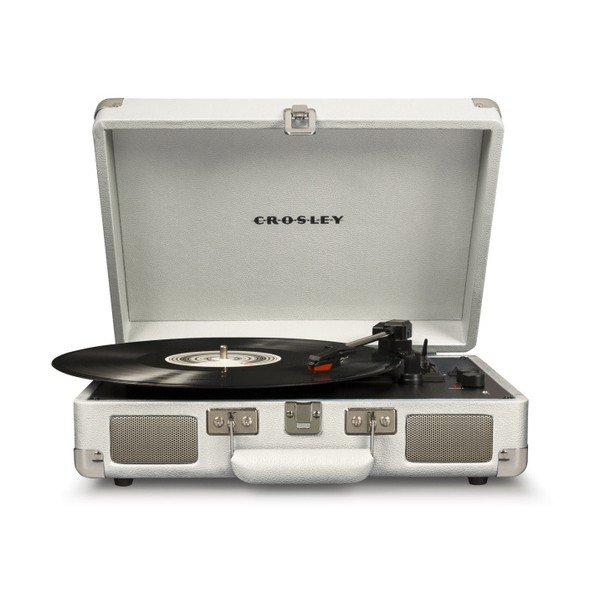 Balts Crosley Cruiser Deluxe Vinilplašu galds-image-1