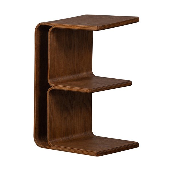 Sānu galdiņš ar riekstkoka imitāciju 32x40 cm Frey – WOOOD