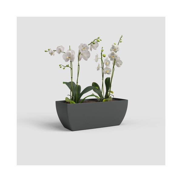 Pārstrādātas plastmasas puķu kaste 30 cm Siena – Artevasi-image-3
