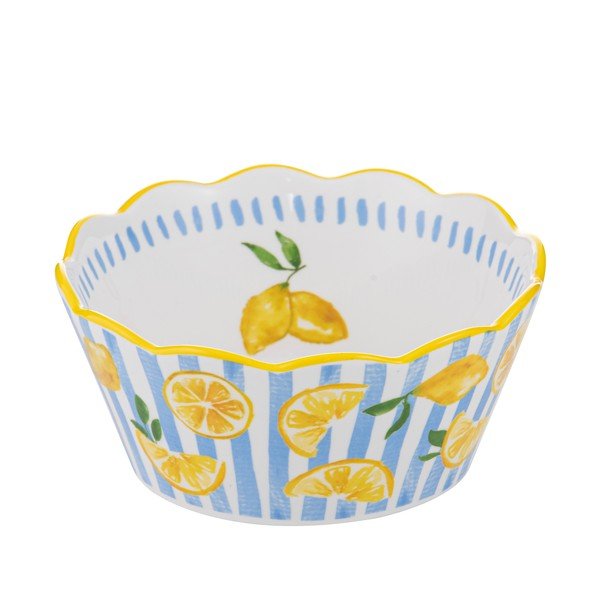 Dzeltena/gaiši zila bļoda ø 16 cm Capri – Ladelle