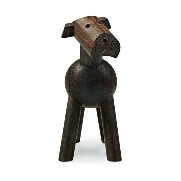 Ozola masīvkoka statuete Kay Bojesen Denmark Tim Smoked-image-2