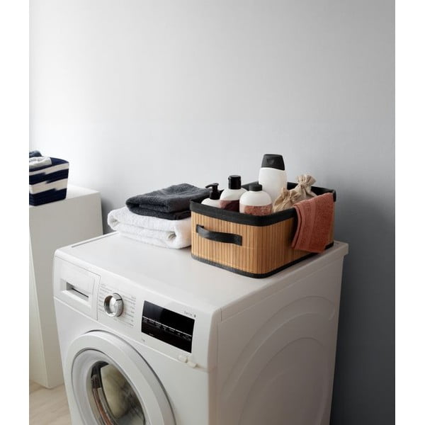 Bambusa uzglabāšanas grozs 35x25x15 cm Bamboo – Compactor-image-1