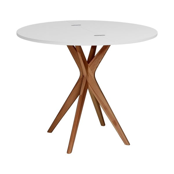 Apaļš izvelkams ēdamgalds 45x90 cm Jubi – Ragaba-image-2