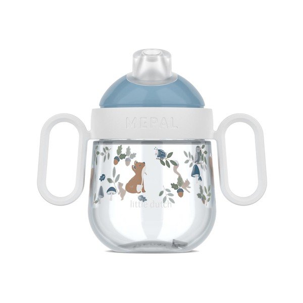 Gaiši zila plastmasas bērnu krūze 200 ml Forest Friends – Mepal-image-3