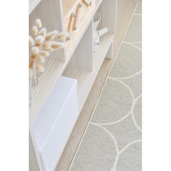 Krēmkrāsas iekštelpu un āra celiņa paklājs 70x200 cm Boo Linen – Pappelina-image-4