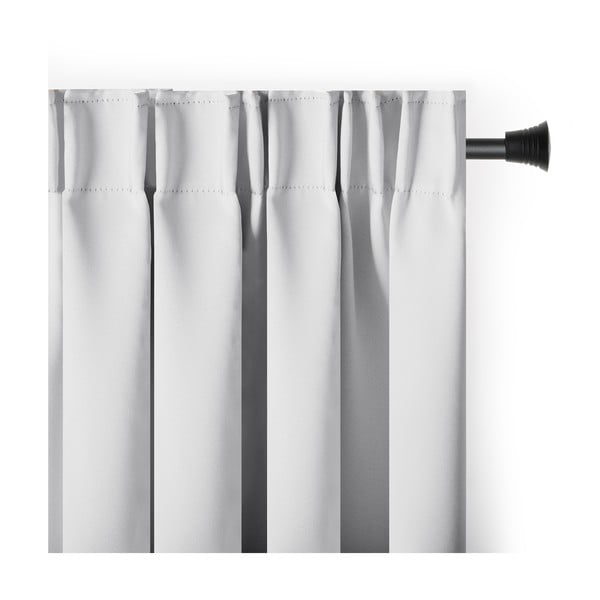 Balts daļēji gaismu necaurlaidīgs aizkars 140x270 cm Kierra – Restilo