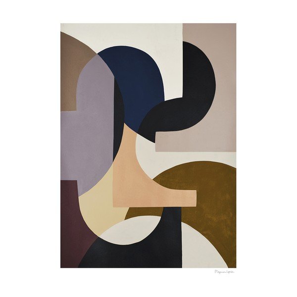 Plakāts 50x70 cm Rosa – Berit Mogensen Lopez – The Poster Club