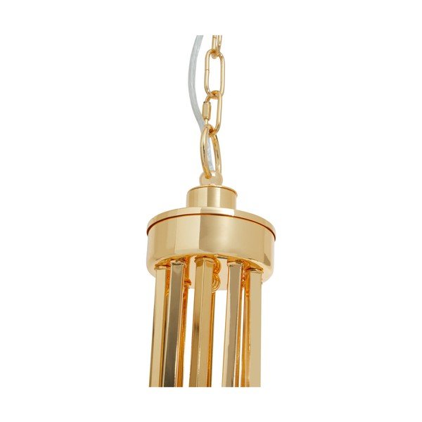 Zelta krāsas metāla piekaramā lampa Glamour – Premier Housewares-image-4