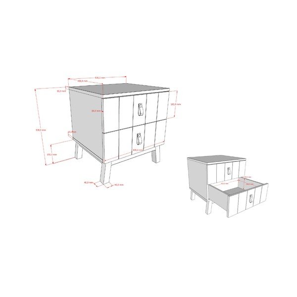 Bēšs bērnu naktsskapītis Sezane – Vipack-image-2