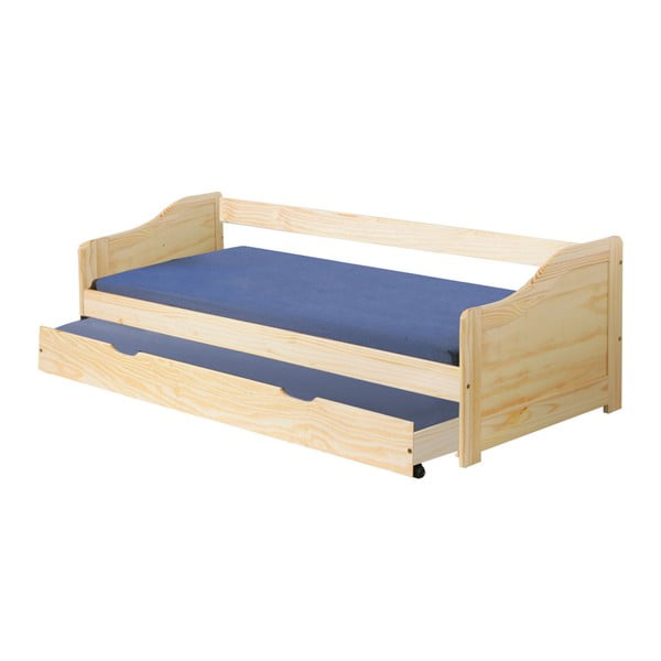 Koka vienguļamā gulta ar atvilktni Evergreen House Leon, 90 x 190 cm