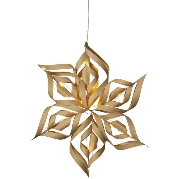 Zelta krāsas gaismas dekors ar Ziemassvētku motīvu Bella – Star Trading