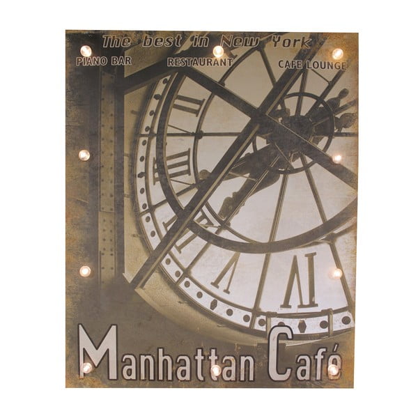 Gaismas dekori Antic Line Manhattan Cafe, 45x60 cm