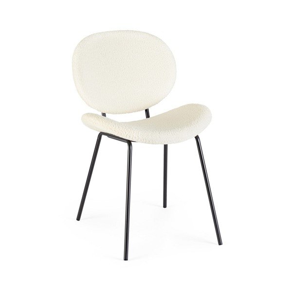 Balts polsterēts pusdienu krēsls Maddie – Yes Everyday