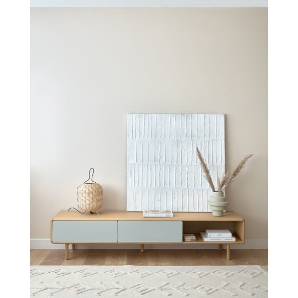 Ar rokām apgleznota glezna 90x90 cm Basilisa – Kave Home-image-1