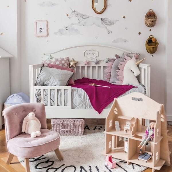 Koka bērnu leļļu māja Dekornik Doll House-image-4