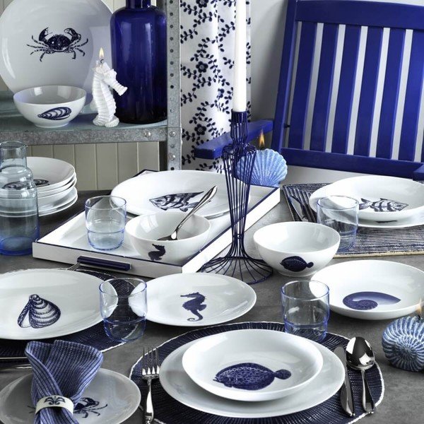 Porcelāna trauku komplekts 24 gabali Kutahya Faklia-image-1