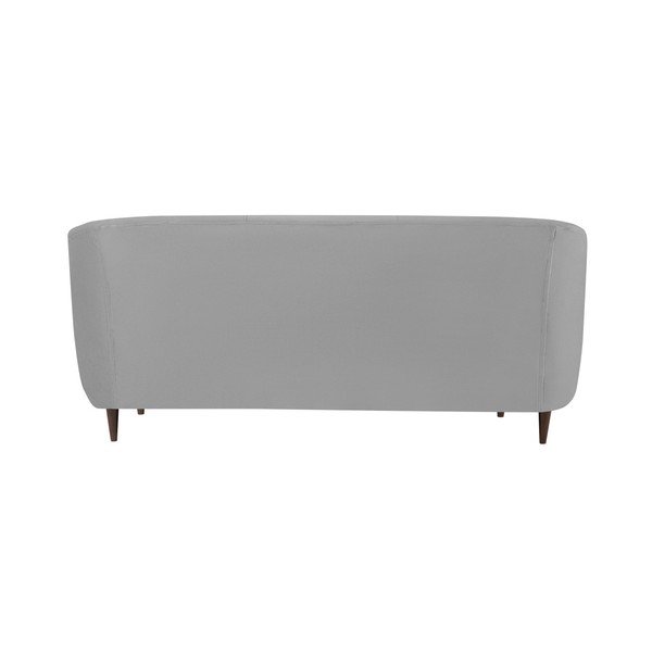 Pelēks samta dīvāns Kooko Home Glam, 175 cm-image-1