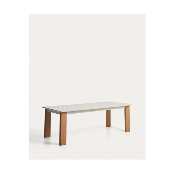 Metāla dārza ēdamgalds 100x233 cm Livorno – Kave Home-image-4