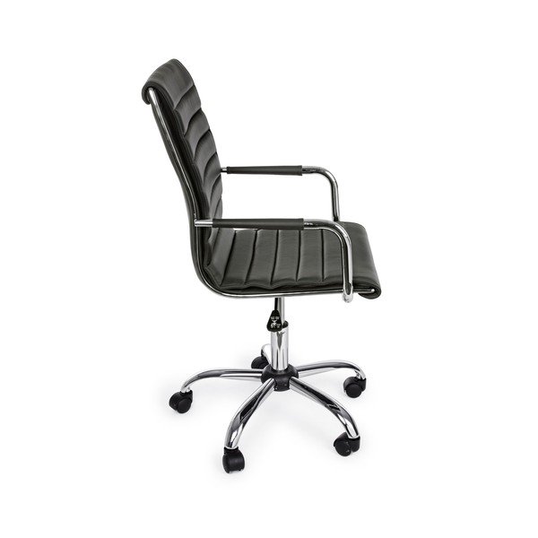 Tumši pelēks mākslīgās ādas biroja krēsls Perth – Yes Everyday-image-3