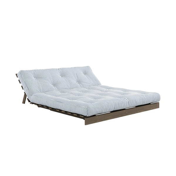 Balts/ gaiši zils dīvāns 160 cm Roots - Karup Design-image-4