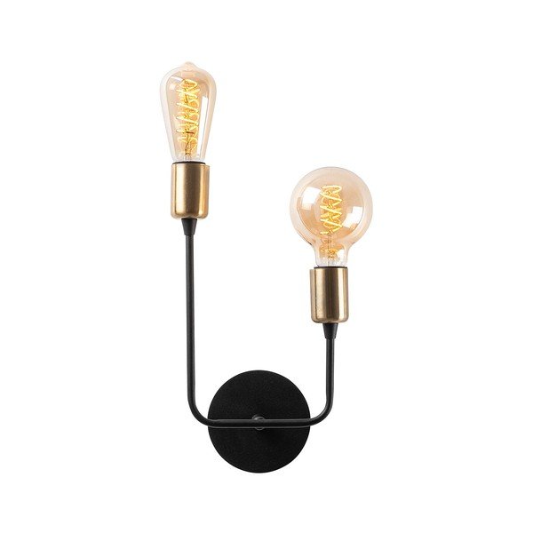 Melna sienas lampa Dolma – Opviq lights-image-2