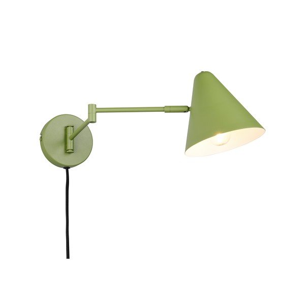 Zaļa sienas lampa ar saliekamu konstrukciju ar vadu ø 15 cm Cosima – Trio-image-2