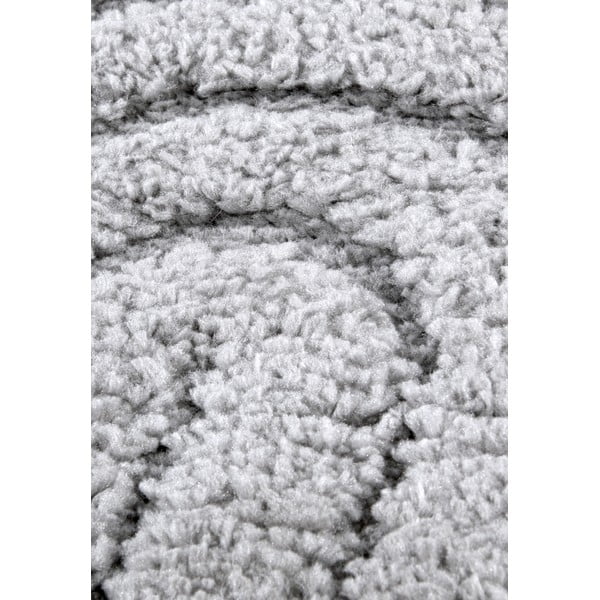 Gaiši pelēks apaļš paklājs ø 200 cm Panglao New York Light Grey – Elle Decoration-image-4