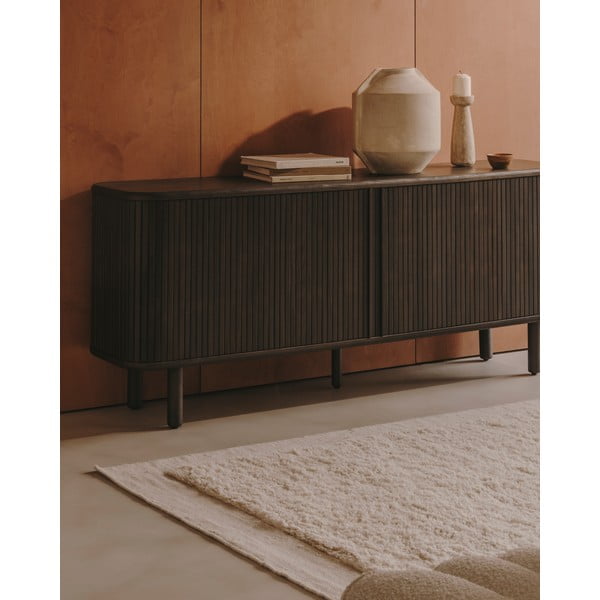 Balts vilnas paklājs 160x230 cm Marely – Kave Home-image-1