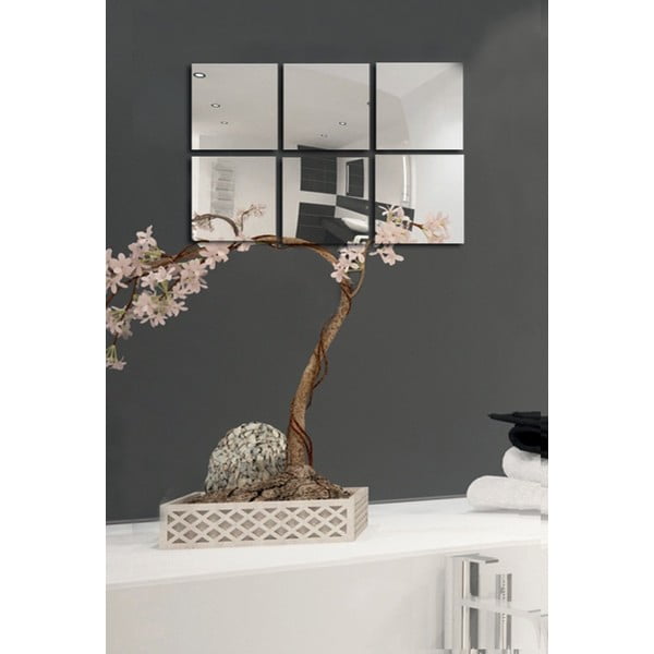 Sienas spoguļi (6 gab.) 10x10 cm – MSV-image-1