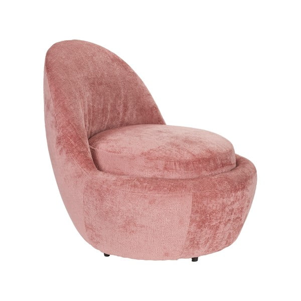 Rozā atpūtas krēsls Nash – White Label