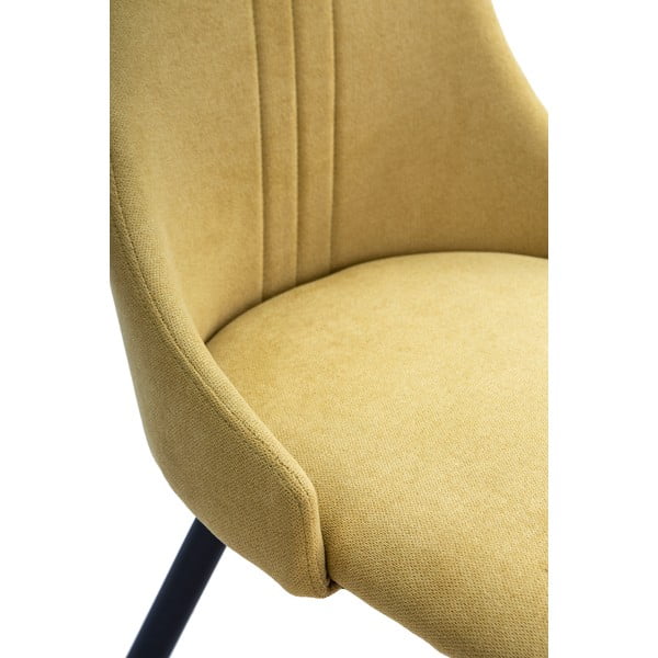 Dzelteni pusdienu krēsli (4 gab.) Mani – Marckeric-image-1