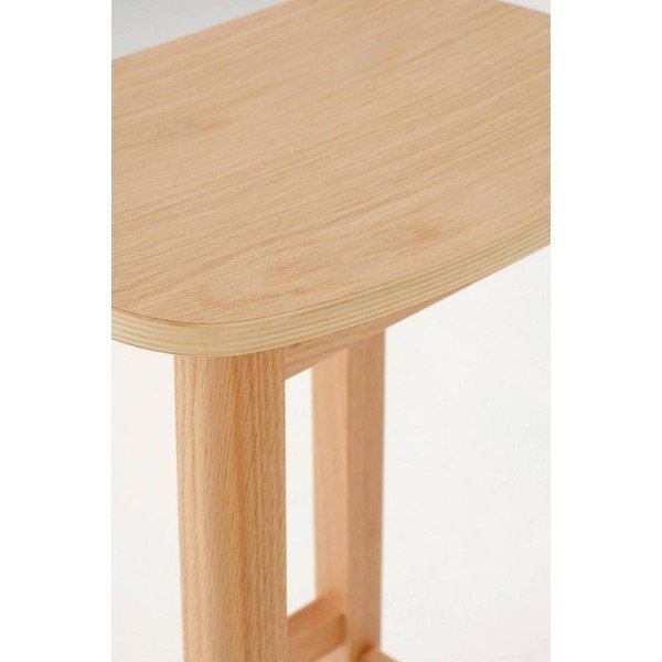 Dabīga toņa ozola masīvkoka bāra taburete Selene – Jotex-image-4