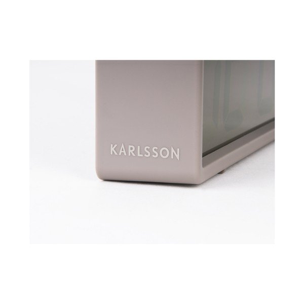 Karlsson Coy Grey galda modinātājs-image-1