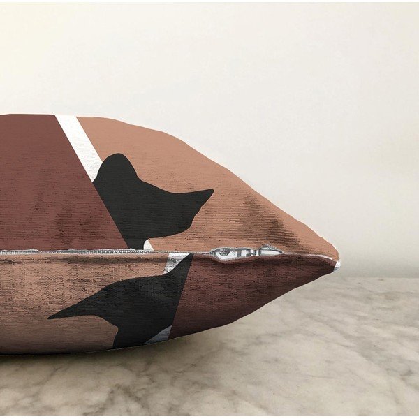 Spilvendrāna ar kokvilnas maisījumu Minimalist Cushion Covers Kitten, 55 x 55 cm-image-1