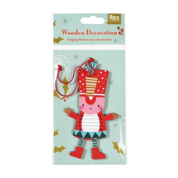 Ziemassvētku eglītes rotājums 23,5 cm Soldier – Rex London-image-2