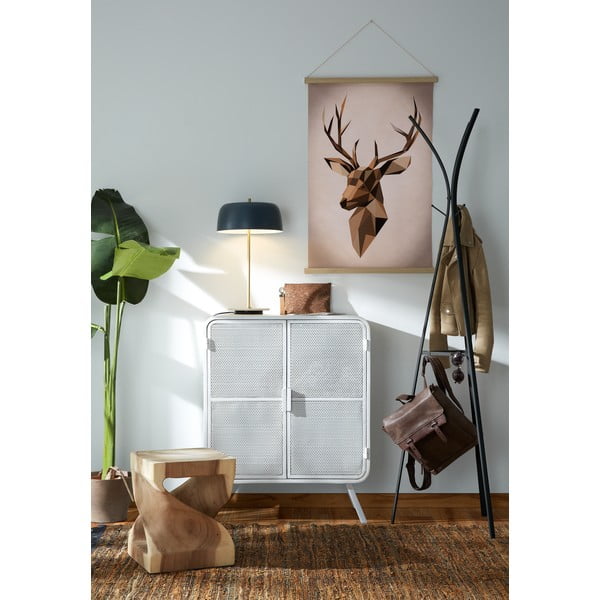 Melns mēteļu pakaramais Kave Home Stearn, augstums 183 cm-image-1